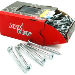 Houtbouwschroef Verzinkt Tellerkop (6 x 80 mm) 50st