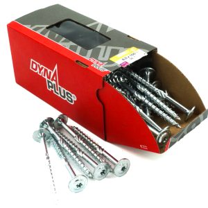 Houtbouwschroef Verzinkt Tellerkop (8 x 100 mm) 50st