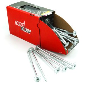 Houtbouwschroef Verzinkt Tellerkop (8 x 160 mm) 50st