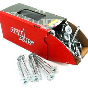 Houtbouwschroef Verzinkt Tellerkop (8 x 80 mm) 50st